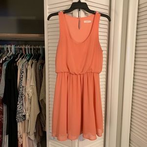 Salmon pink dress (Size M), Lush - Nordstrom